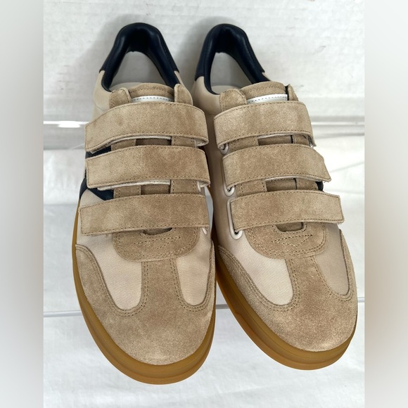 Veronica Beard Reagan Triple Grip Sneaker, Sand/Eclipse, Women’s 9.5, NIB - Picture 3 of 10